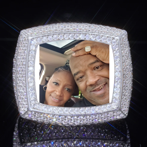 3D CUSTOM PICTURE ICED RING