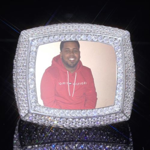 3D CUSTOM PICTURE ICED RING