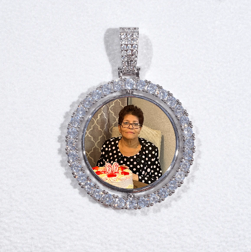 3D Spinning 2-Faced Custom Picture Pendant