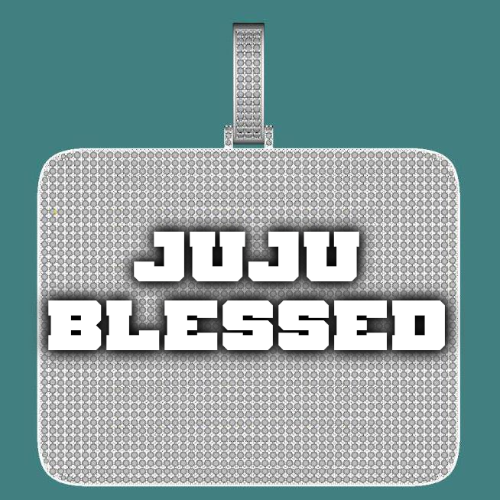 CUSTOM LETTER NECKLACE 3D BIG SQUARE