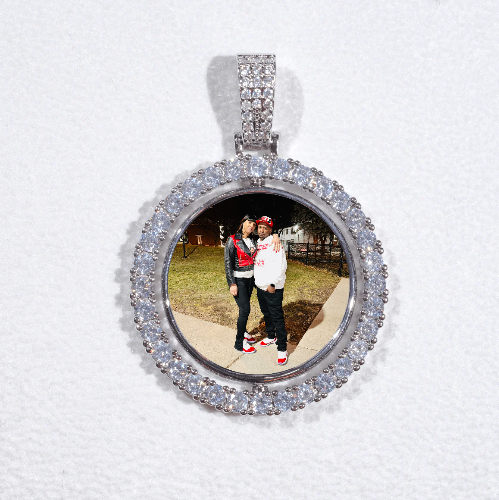 3D Spinning 2-Faced Custom Picture Pendant