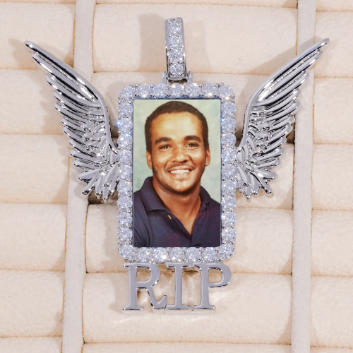 RIP WING 3D CUSTOM PICTURE PENDANT