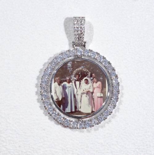 3D Spinning 2-Faced Custom Picture Pendant