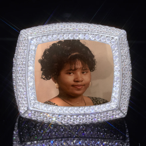 3D CUSTOM PICTURE ICED RING