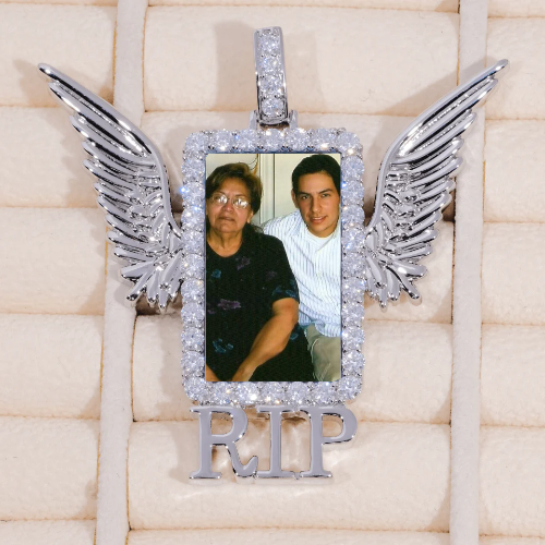 RIP WING 3D CUSTOM PICTURE PENDANT