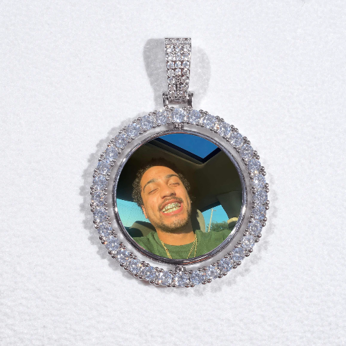 3D Spinning 2-Faced Custom Picture Pendant