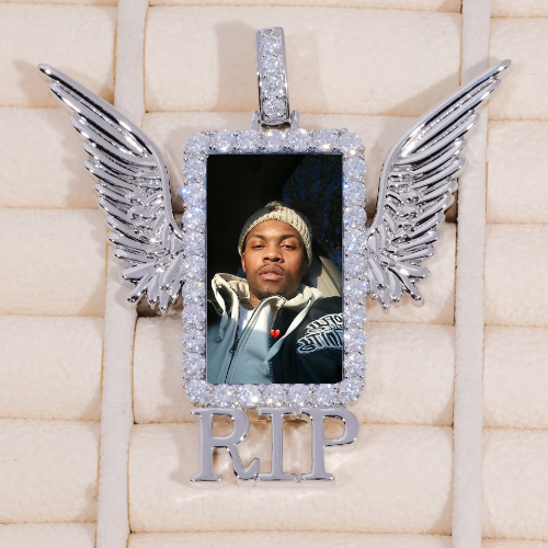 RIP WING 3D CUSTOM PICTURE PENDANT