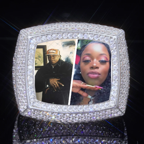 3D CUSTOM PICTURE ICED RING