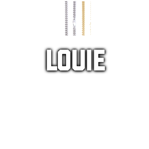 Custom Letters Baguette Two Layer Necklace