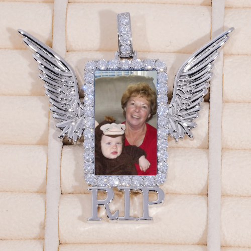 RIP WING 3D CUSTOM PICTURE PENDANT