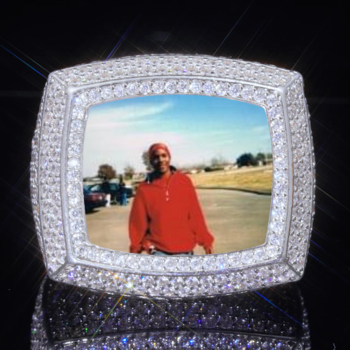 3D CUSTOM PICTURE ICED RING