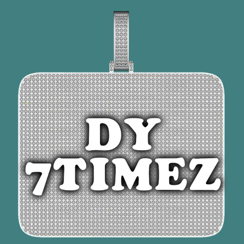 CUSTOM LETTER NECKLACE 3D BIG SQUARE