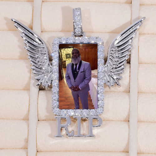 RIP WING 3D CUSTOM PICTURE PENDANT
