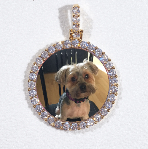 3D CIRCLE CUSTOM PICTURE PENDANT SMALL SIZE
