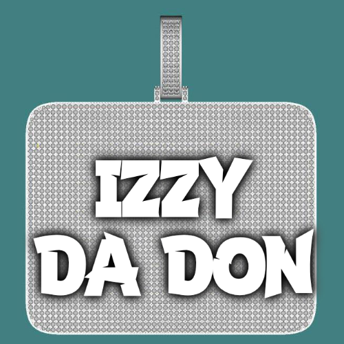 CUSTOM LETTER NECKLACE 3D BIG SQUARE