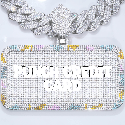 CUSTOM LETTER NECKLACE 3D COLORFUL SQUARE