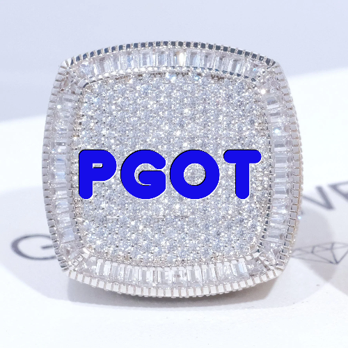 CUSTOM LETTER 3D ICED RING