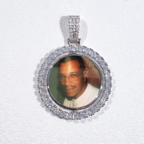 3D Spinning 2-Faced Custom Picture Pendant
