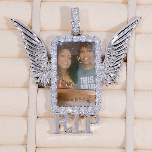RIP WING 3D CUSTOM PICTURE PENDANT