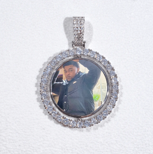 3D Spinning 2-Faced Custom Picture Pendant