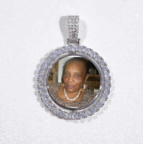 3D Spinning 2-Faced Custom Picture Pendant