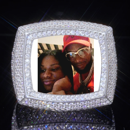 3D CUSTOM PICTURE ICED RING