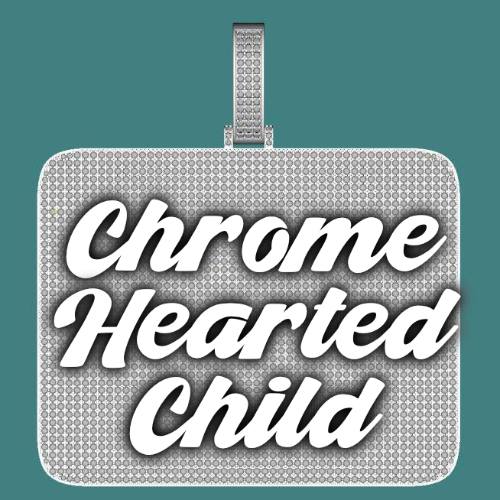 CUSTOM LETTER NECKLACE 3D BIG SQUARE
