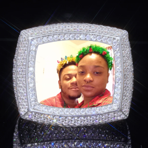 3D CUSTOM PICTURE ICED RING