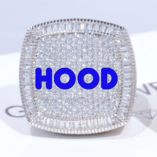 CUSTOM LETTER 3D ICED RING