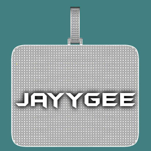 CUSTOM LETTER NECKLACE 3D BIG SQUARE