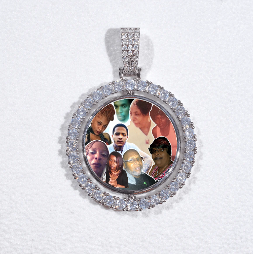 3D Spinning 2-Faced Custom Picture Pendant