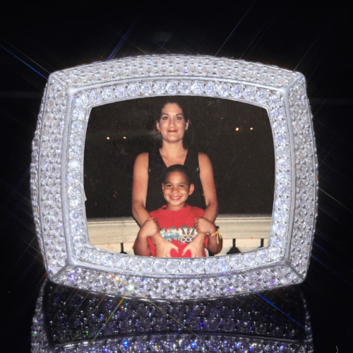 3D CUSTOM PICTURE ICED RING