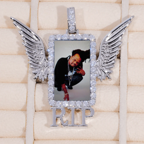 RIP WING 3D CUSTOM PICTURE PENDANT
