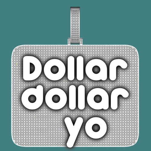 CUSTOM LETTER NECKLACE 3D BIG SQUARE