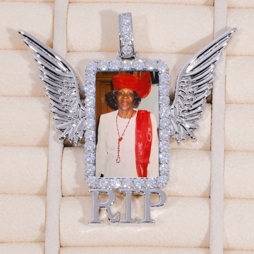 RIP WING 3D CUSTOM PICTURE PENDANT