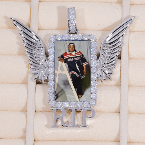 RIP WING 3D CUSTOM PICTURE PENDANT