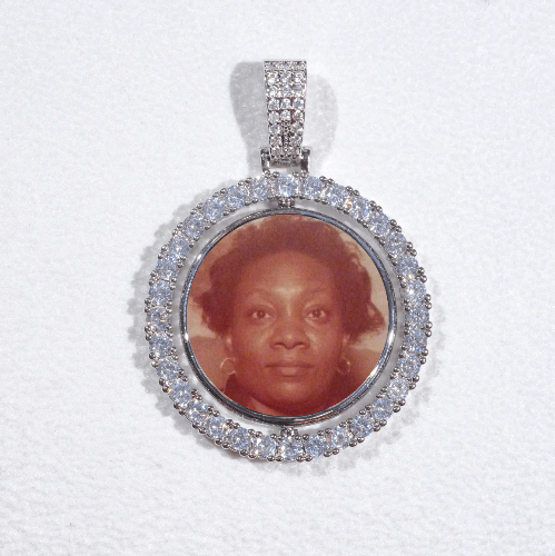 3D Spinning 2-Faced Custom Picture Pendant