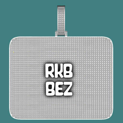 CUSTOM LETTER NECKLACE 3D BIG SQUARE