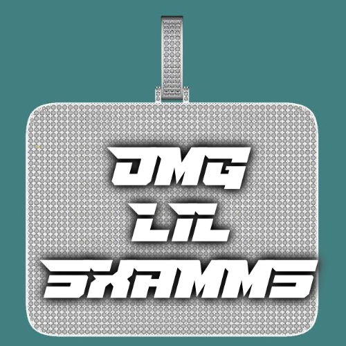 CUSTOM LETTER NECKLACE 3D BIG SQUARE