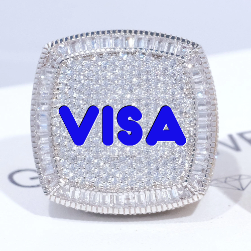 CUSTOM LETTER 3D ICED RING