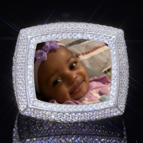 3D CUSTOM PICTURE ICED RING