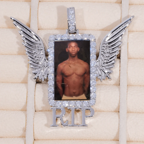 RIP WING 3D CUSTOM PICTURE PENDANT