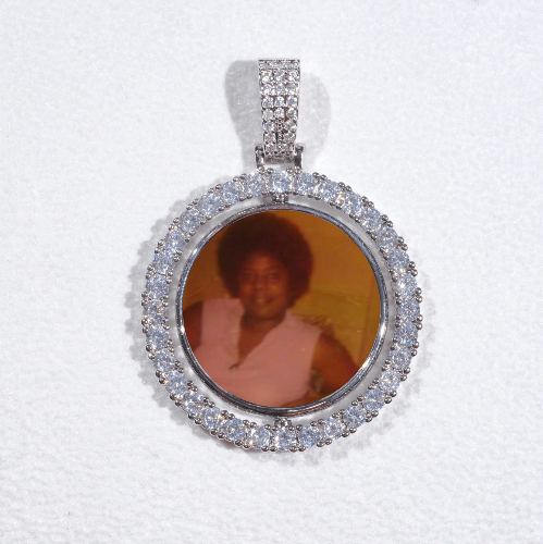 3D Spinning 2-Faced Custom Picture Pendant