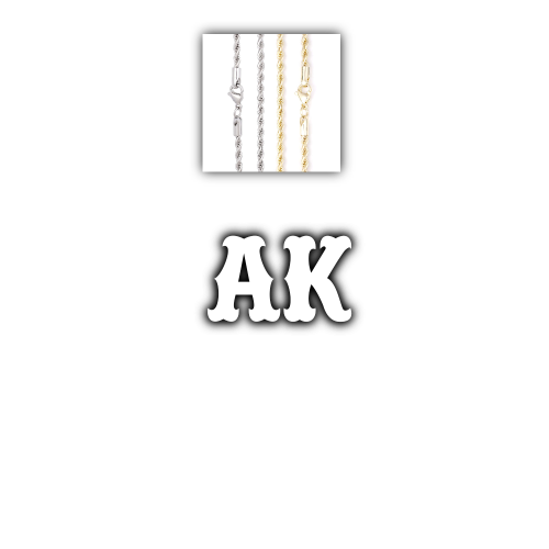 Custom Letters Freibeuter Font Necklace