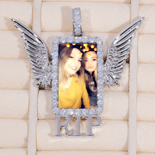 RIP WING 3D CUSTOM PICTURE PENDANT