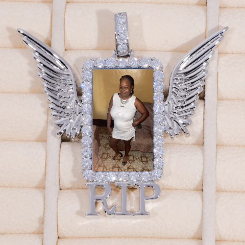 RIP WING 3D CUSTOM PICTURE PENDANT