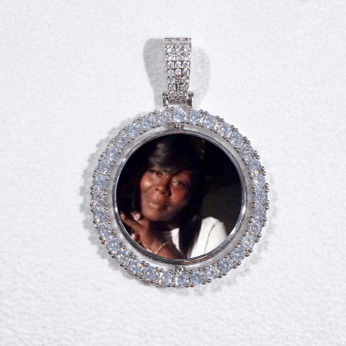 3D Spinning 2-Faced Custom Picture Pendant