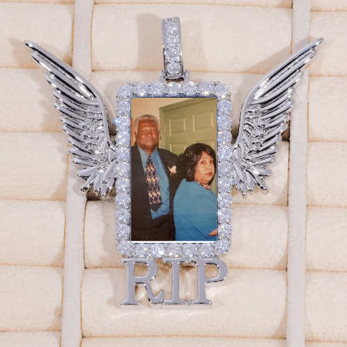 RIP WING 3D CUSTOM PICTURE PENDANT
