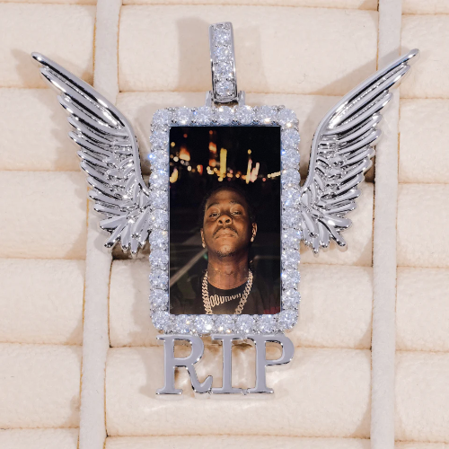 RIP WING 3D CUSTOM PICTURE PENDANT