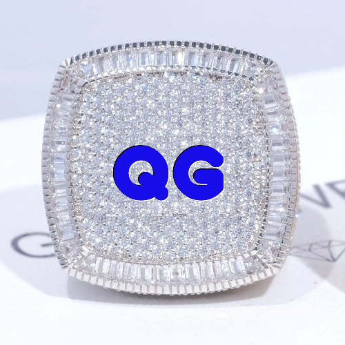 CUSTOM LETTER 3D ICED RING